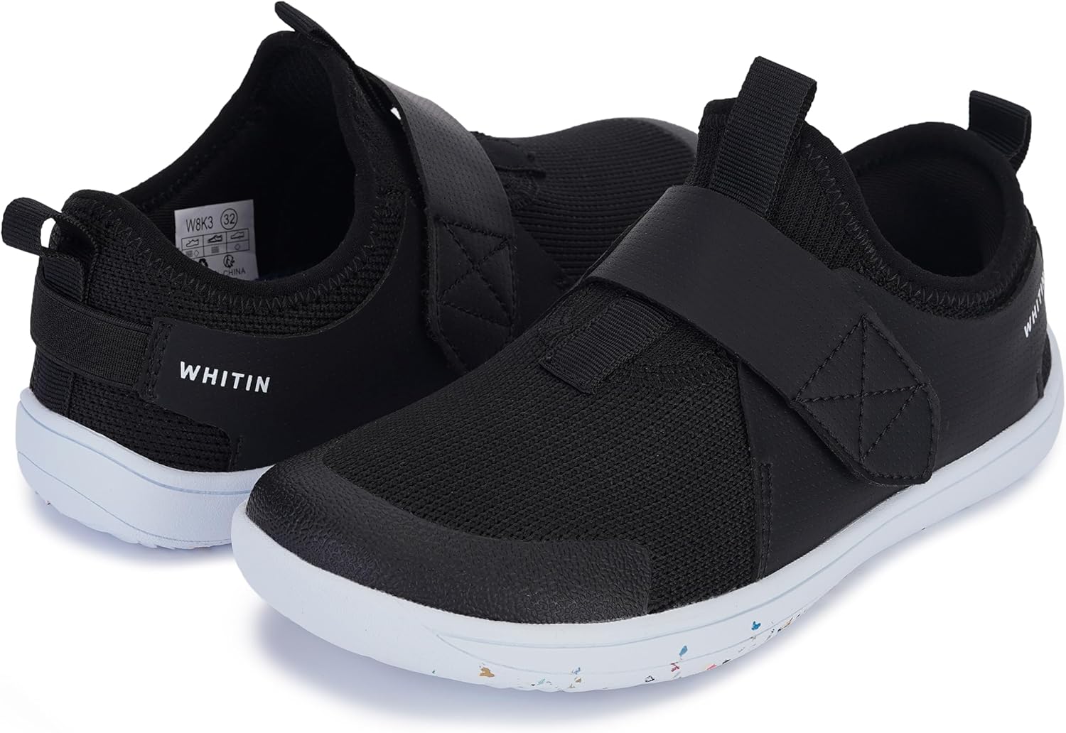 WHITIN Little/Big Kid Wide Width Barefoot Shoes | Boys/Girls Minimalist Elastic...