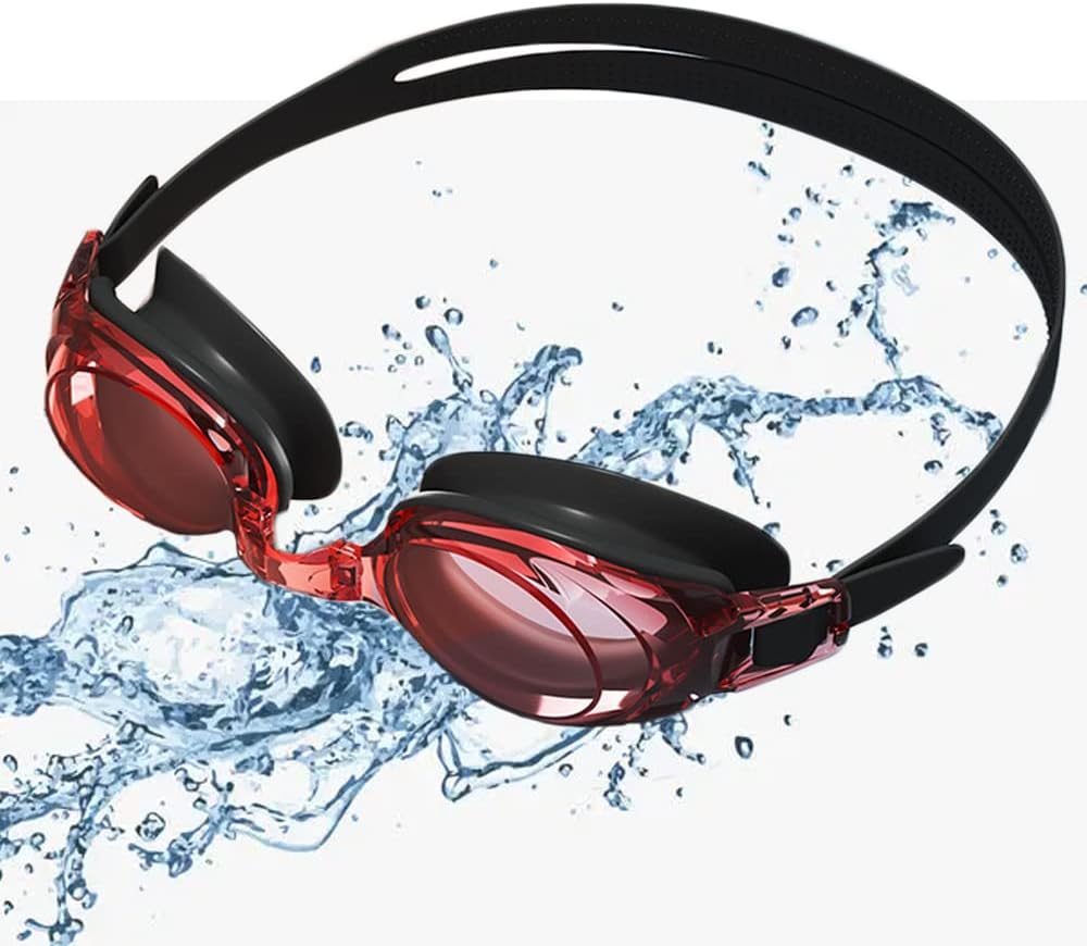 Tigayhc Swimming Goggles, No Leak, Waterproof, Anti-Fog, Anti-UV, Suitable for M...