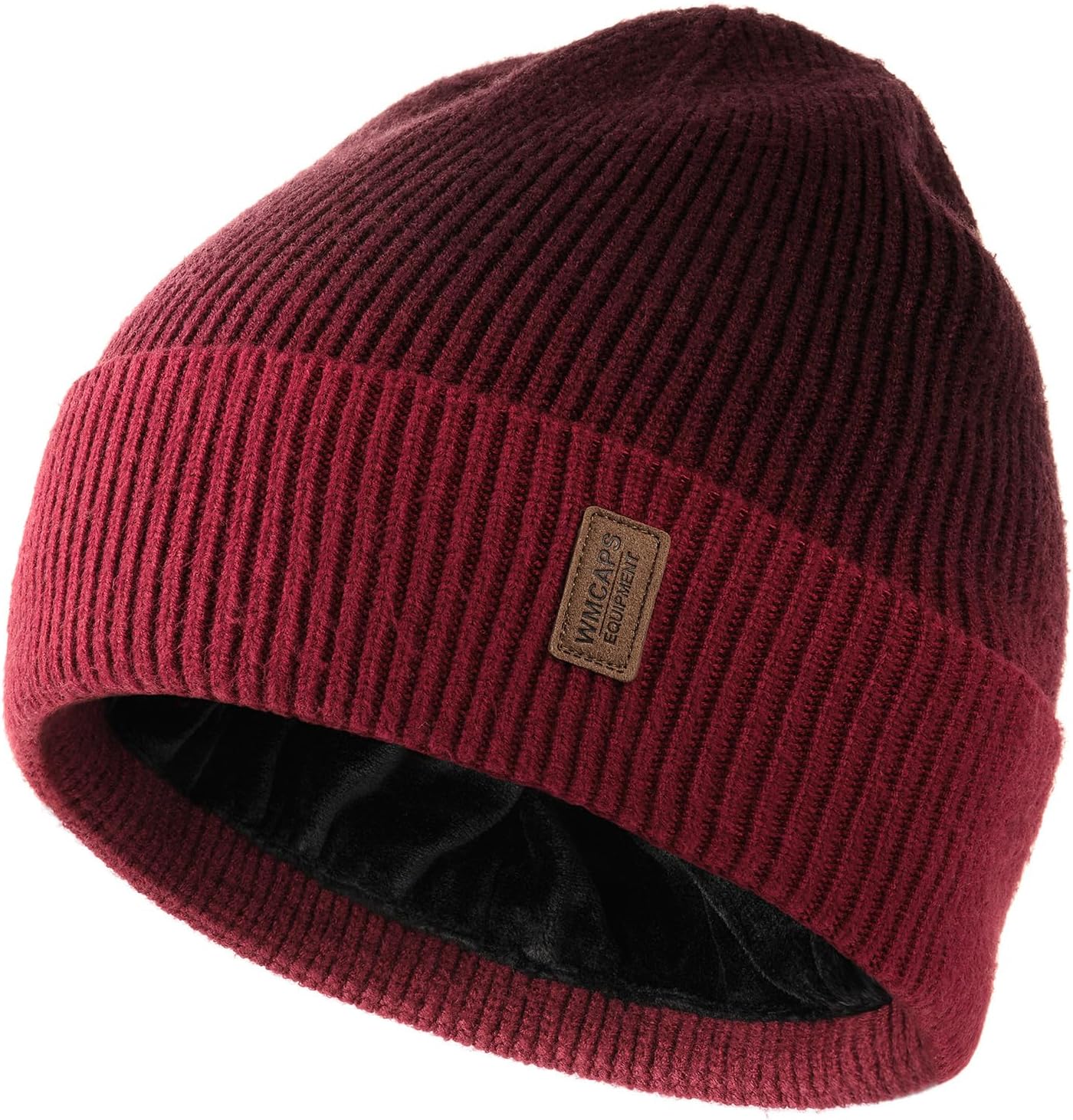 Beanie for Men, Stretchy Soft Cuffed Wooly Beanie with Thick Warm Lining, Unisex...