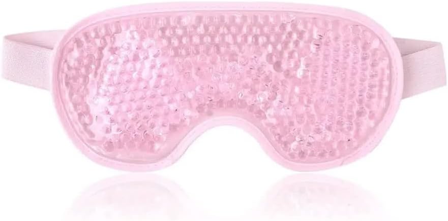 NEWGO Cooling Eye Mask for Puffy Eyes, Reusable Hot Cold Therapy Gel Cold Eye Ma...
