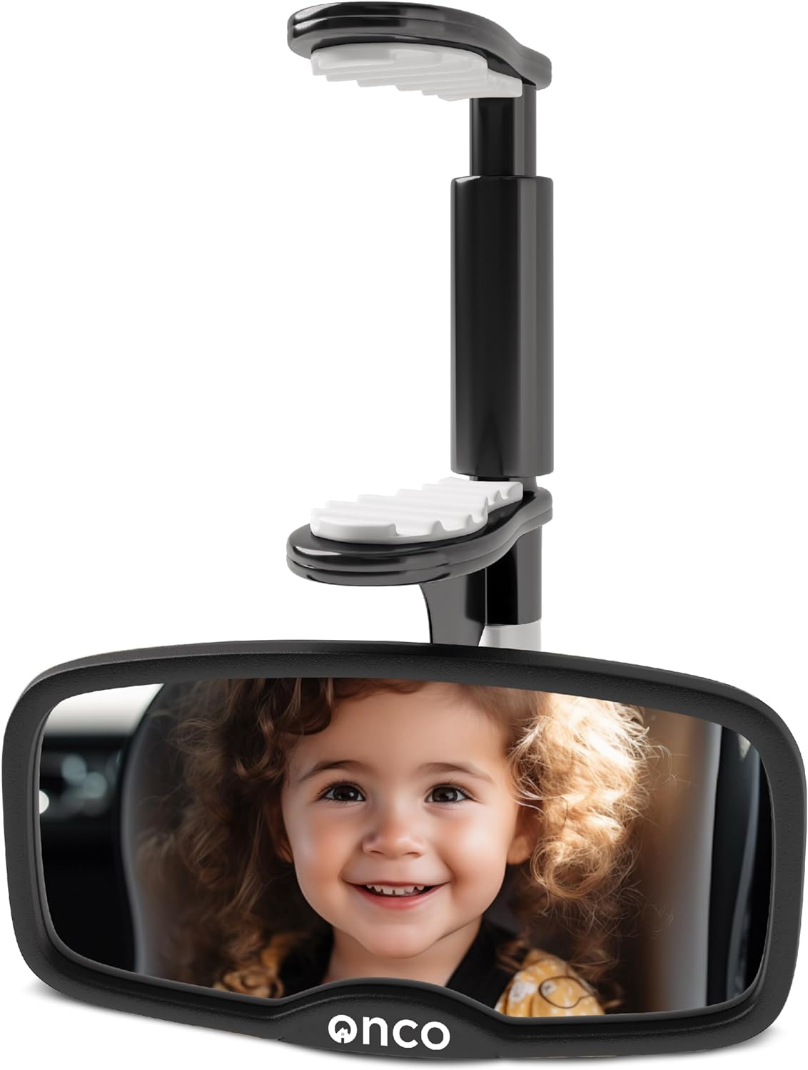 Onco Forward-Facing Baby Car Mirror - Clip-On Car Mirror Baby Rear View, 100% Sh...