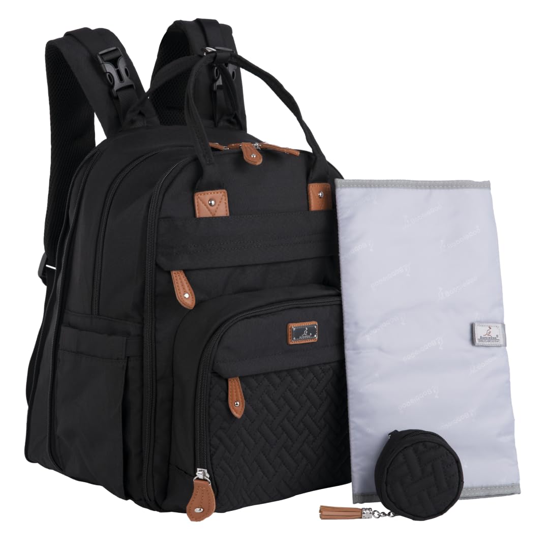 BabbleRoo Extra Large Diaper Bag Backpack, Expandable Baby Bag with Up to 50% Mo...