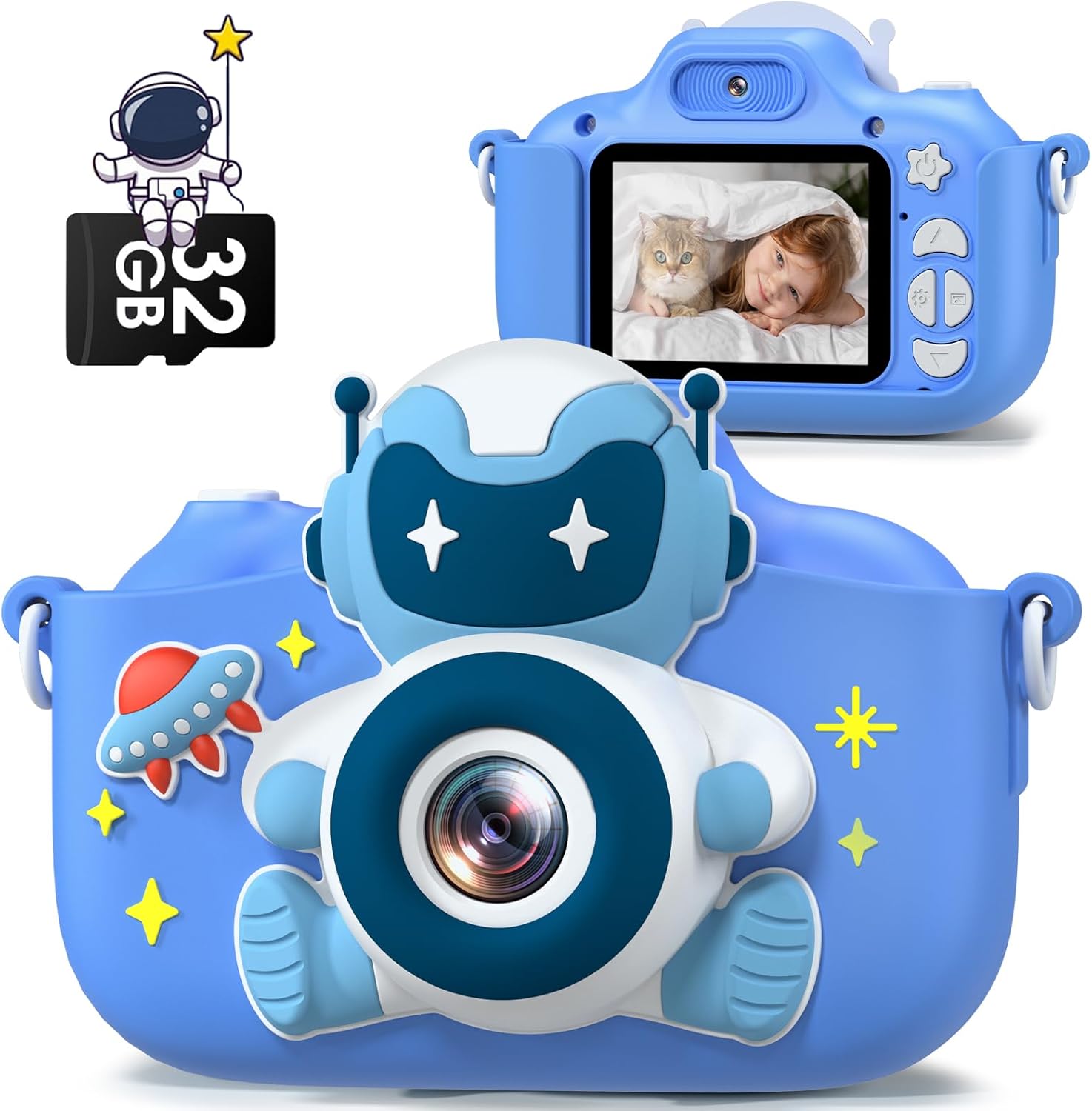 Gofunly Kids Camera, Kids Digital Camera for Boys Girls, Selfie Camera for Kids...