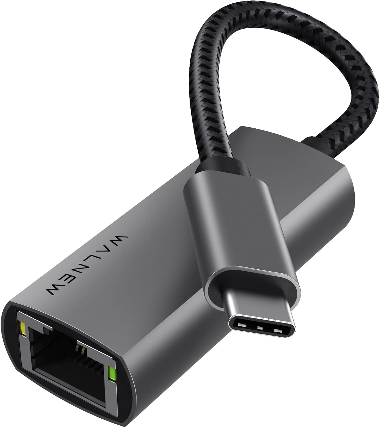 USB C to Ethernet Adapter, WALNEW Gigabit Cat Cable Converter to Type-C, USBC Th...
