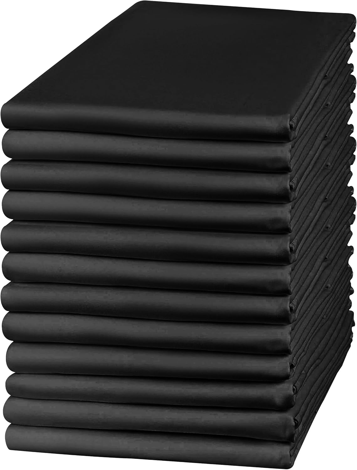 Hafaa 12 Pack 100% Brushed Microfiber Plain Pillowcases, Super Soft and Cozy, Wr...