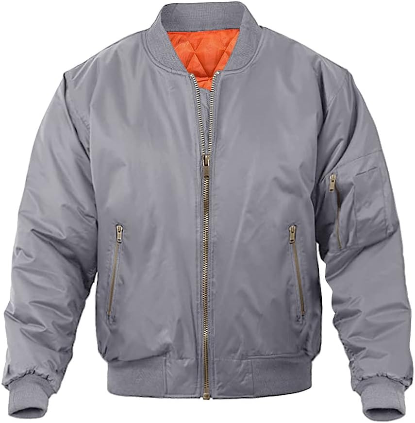 MAGNIVIT Men's Bomber Jacket Casual Fall Winter Military Jacket and Coats Outwea...