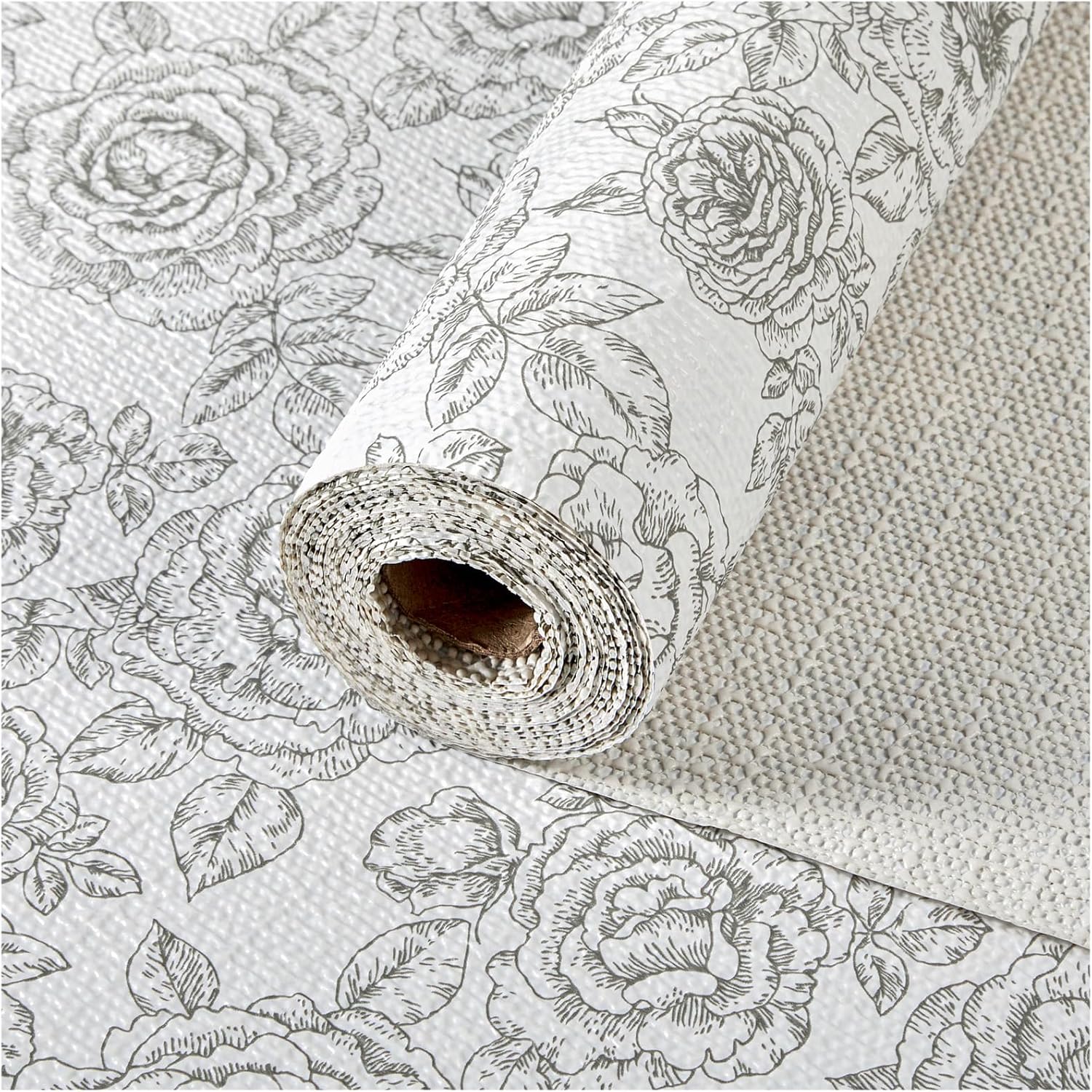 Drawer and Shelf Liner, Non-Slip Kitchen Cabinet Liners Non-Adhesive Thick Stron...