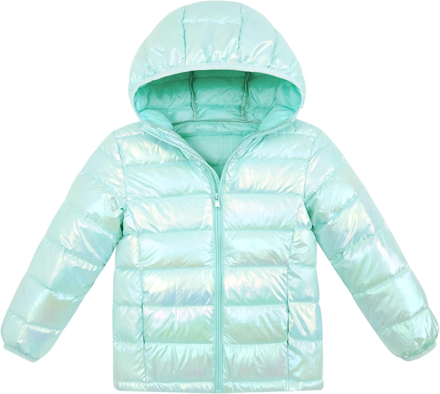 Lovekider Hooded Puffer Jacket for Girls 4-12T Packable Down-Alternative Warm Co...