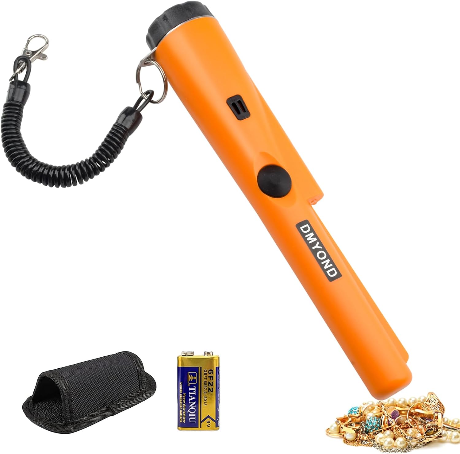 Dmyond Metal Detector Pinpointer, Professional Waterproof Handheld Pin Pointer W...