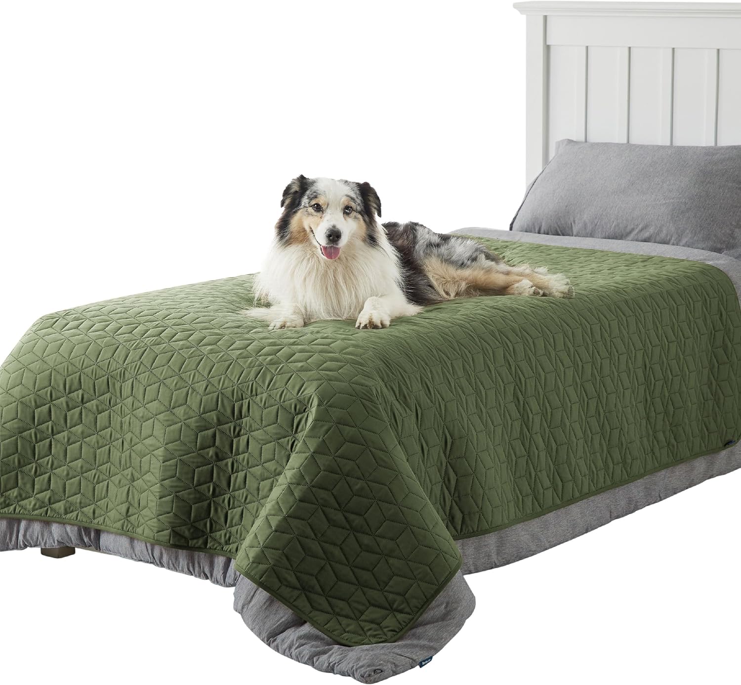 Bedsure 100% Waterproof Bed Cover for Dogs Washable - Non Slip Waterproof Dog Bl...