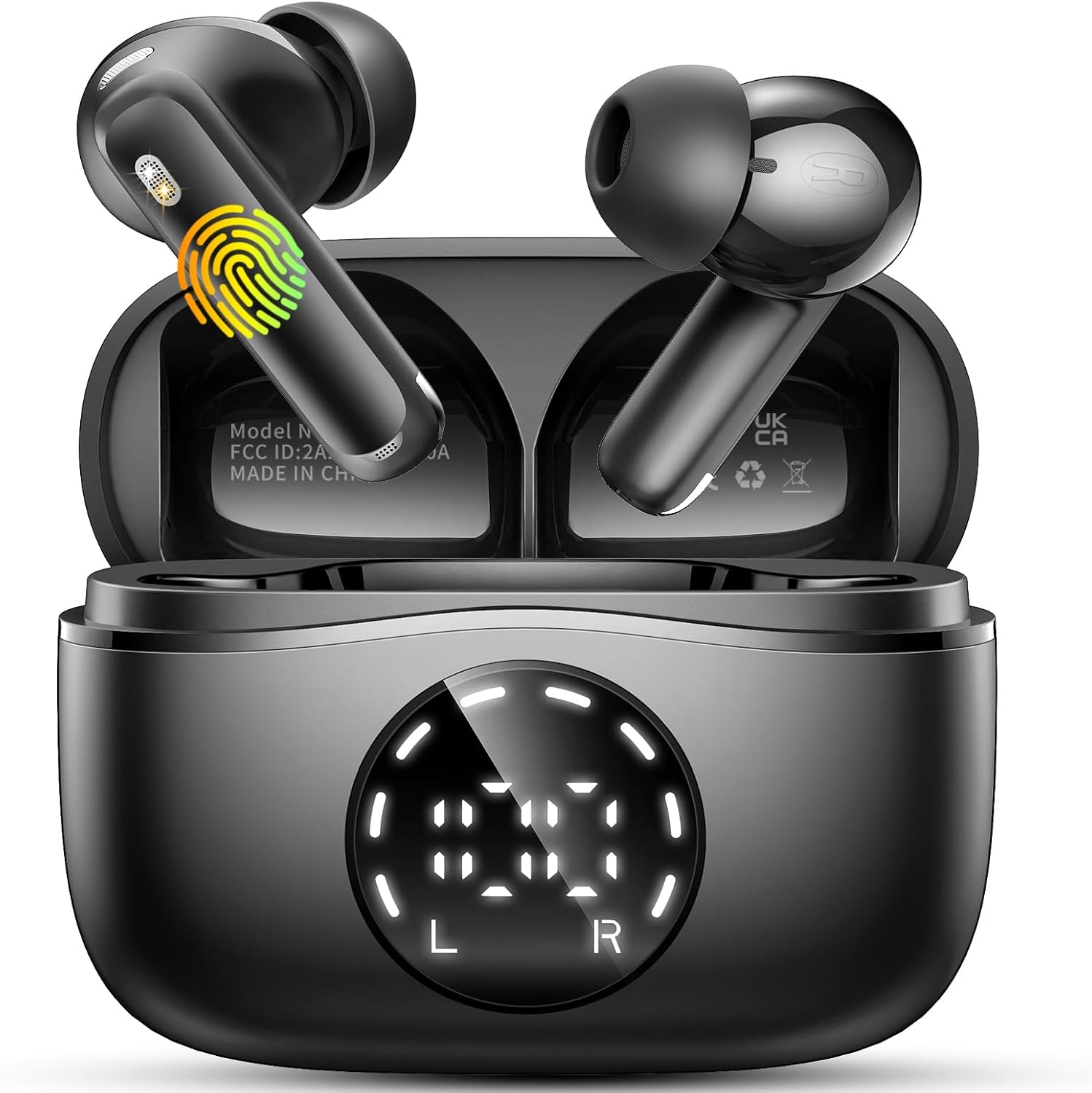 Ear Buds Wireless Earbuds, Bluetooth 5.4 Headphones 2024 ENC Noise Cancelling, B...