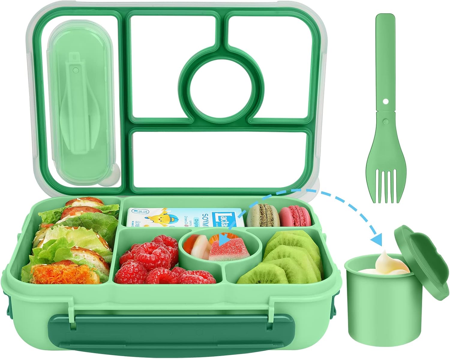 Lunch Box Kids,Bento Box Adult Lunch Box, Bento Lunch Containers for Adults/Kids...