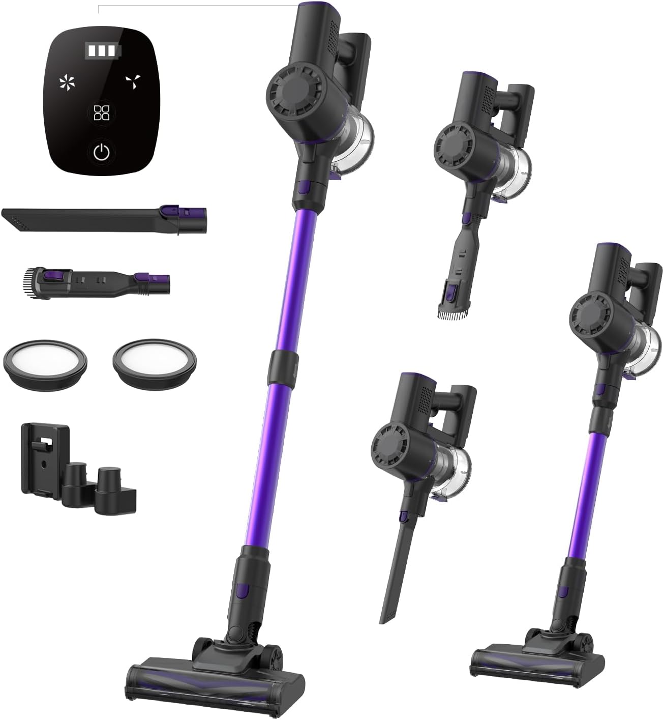 V8PRO Cordless Vacuum Cleaner, Self Standing Stick Vacuum for Home, 25Kpa Strong...