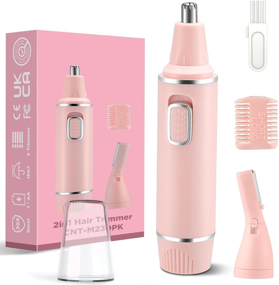 Painless Nose Hair Trimmer for Women 2024 Upgrade Nose Trimmer Ladies Nose Hair...