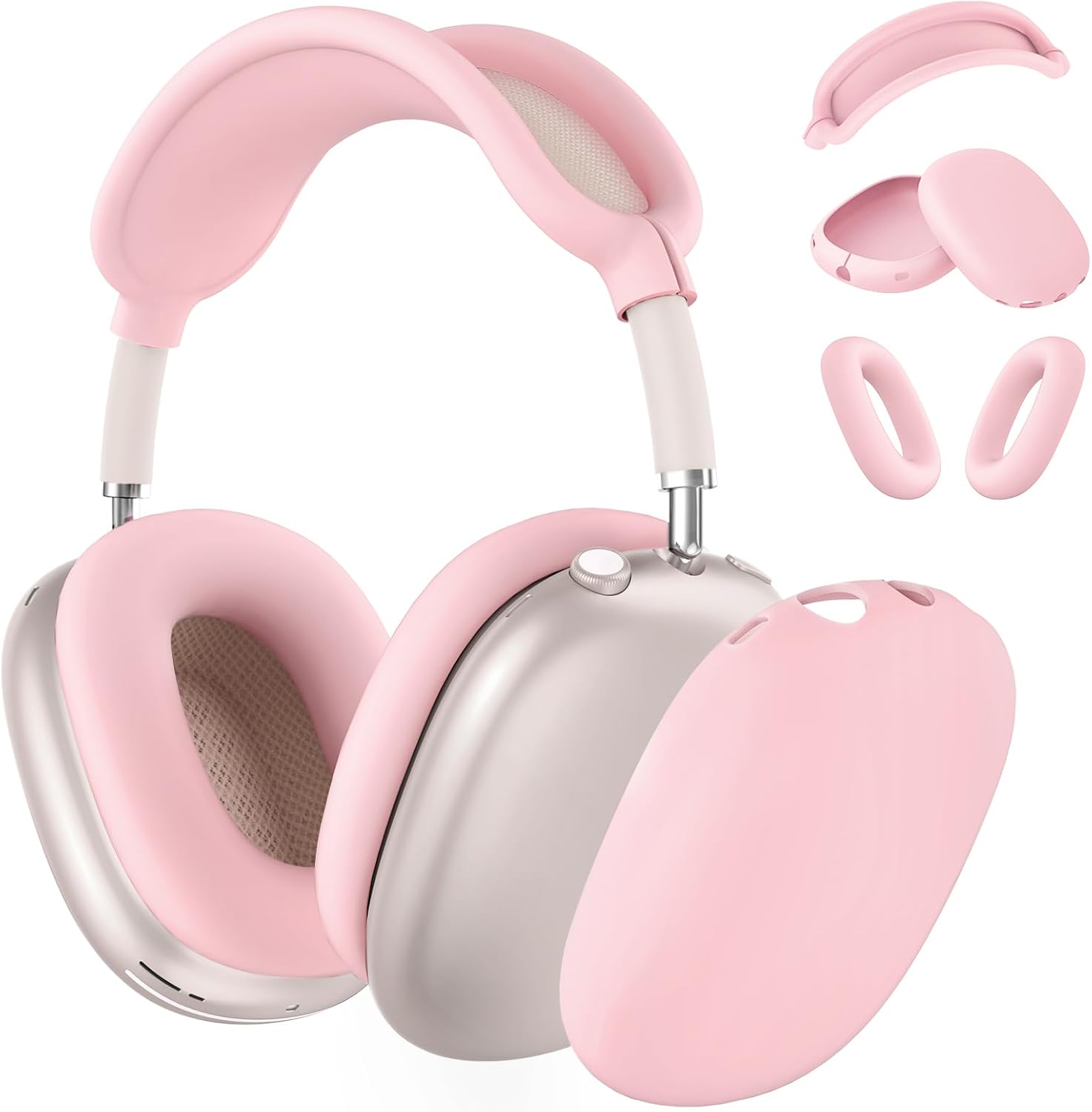 Silicone Case Cover for AirPods Max Headphones, Ear Pad Case Cover/Ear Cups Cove...