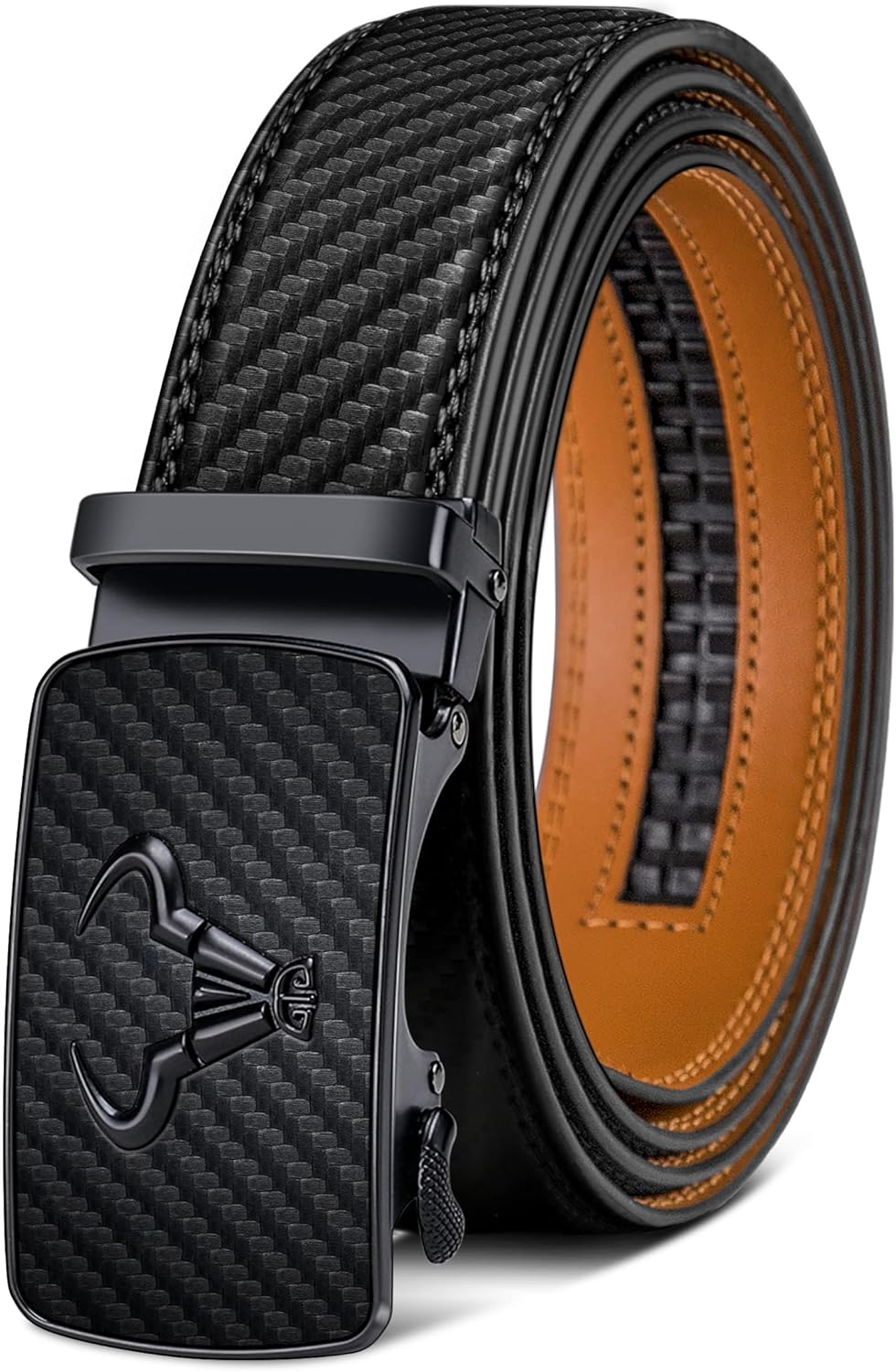 KEMISANT Men's Belt, Ratchet Belt Of Genuine Leather For Men Dress,Size Customiz...