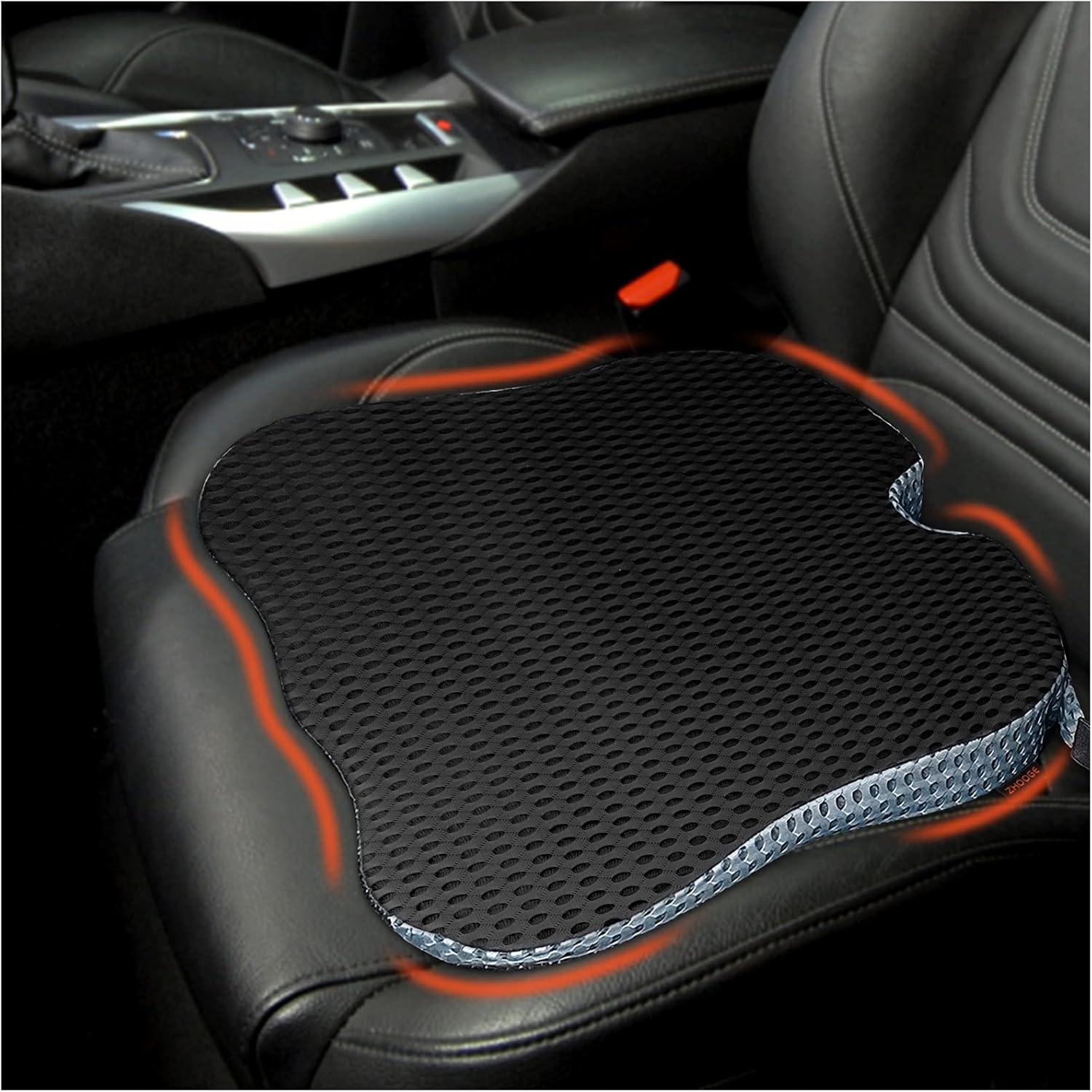 ZHOOGE Car Seat Cushion Pillow, Memory Foam Driver Seat Cushion Car Seat Pad, Ca...