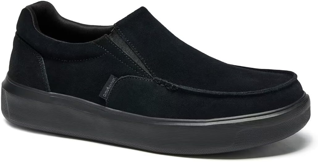 OrthoComfoot Men's Orthopedic Slip-On Loafers Walking Shoes: Casual Arch Support...