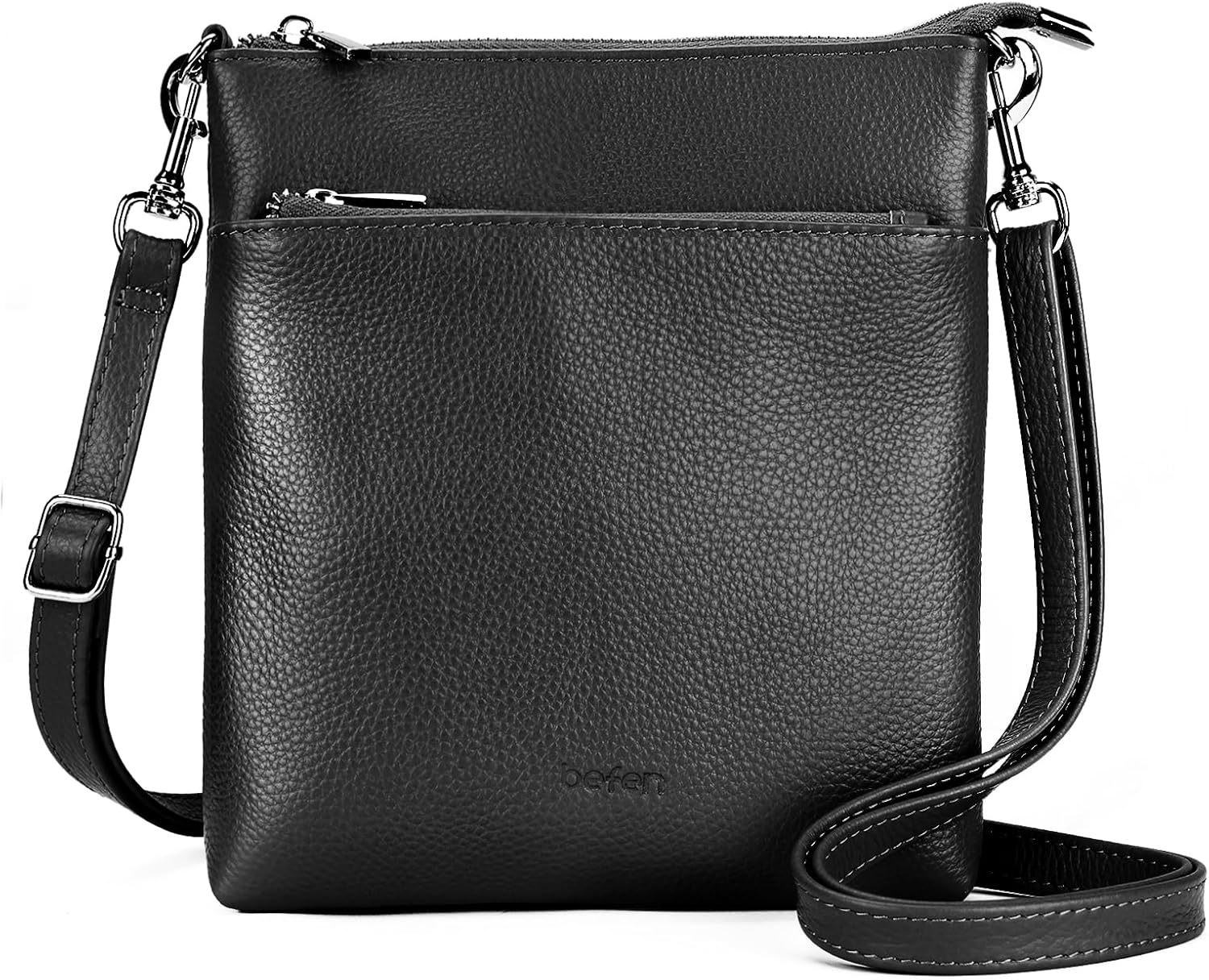 befen Genuine Leather Small Crossbody Purses for Women Travel Cross Body Bags Li...