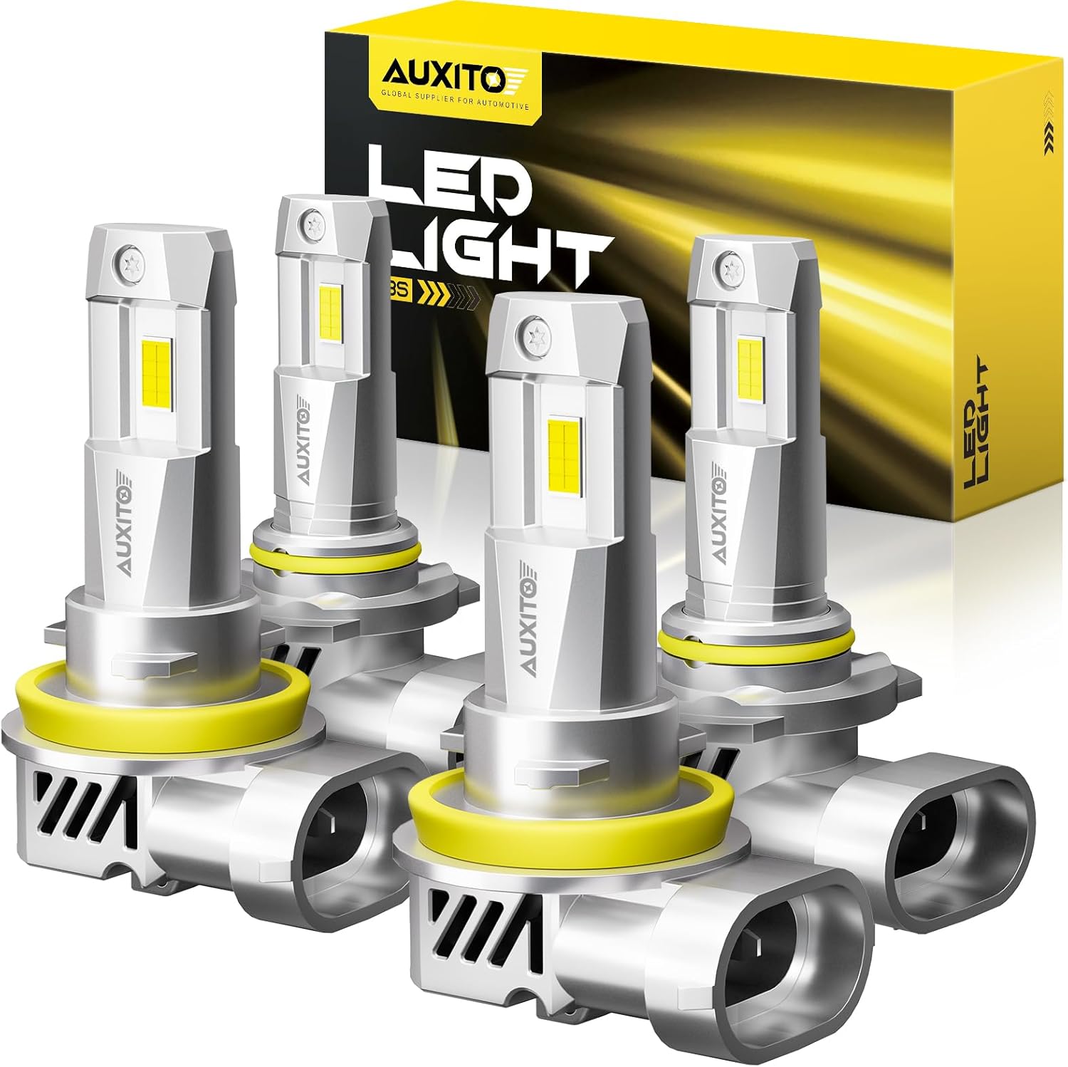 AUXITO 9005/HB3 H11/H9/H8 Fog Light, H8 H9 HB3 Bulbs Combo 5 Mins Install, Plug-...