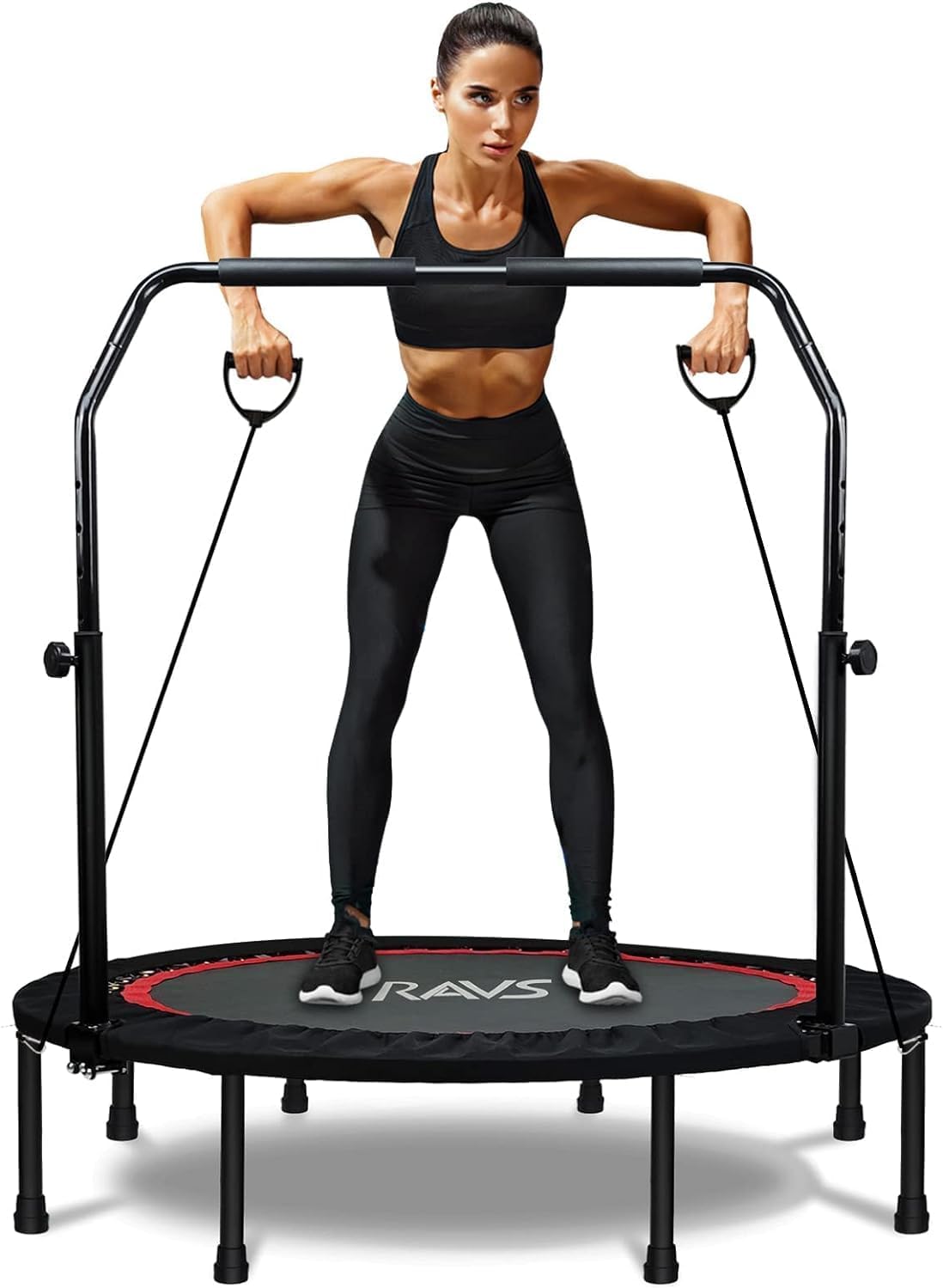 RAVS Mini Trampoline for Kids Adults 40"/48" Folda...