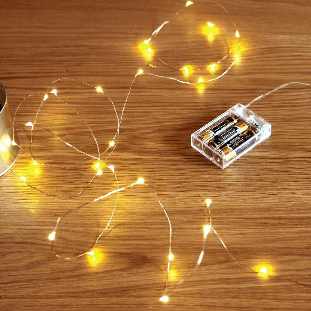 Sanniu Led String Lights, Mini Battery Powered Copper Wire Starry Fairy Lights,...
