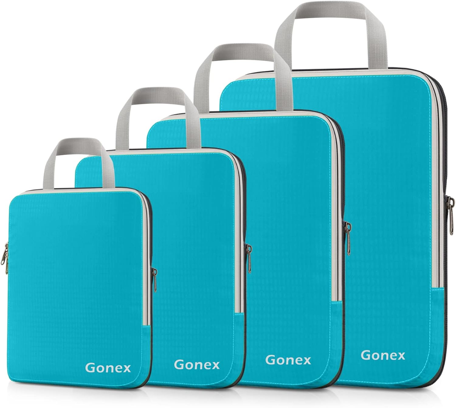 Gonex Compression Packing Cubes Extensible Organizer Bags For Travel Suitcase Or...