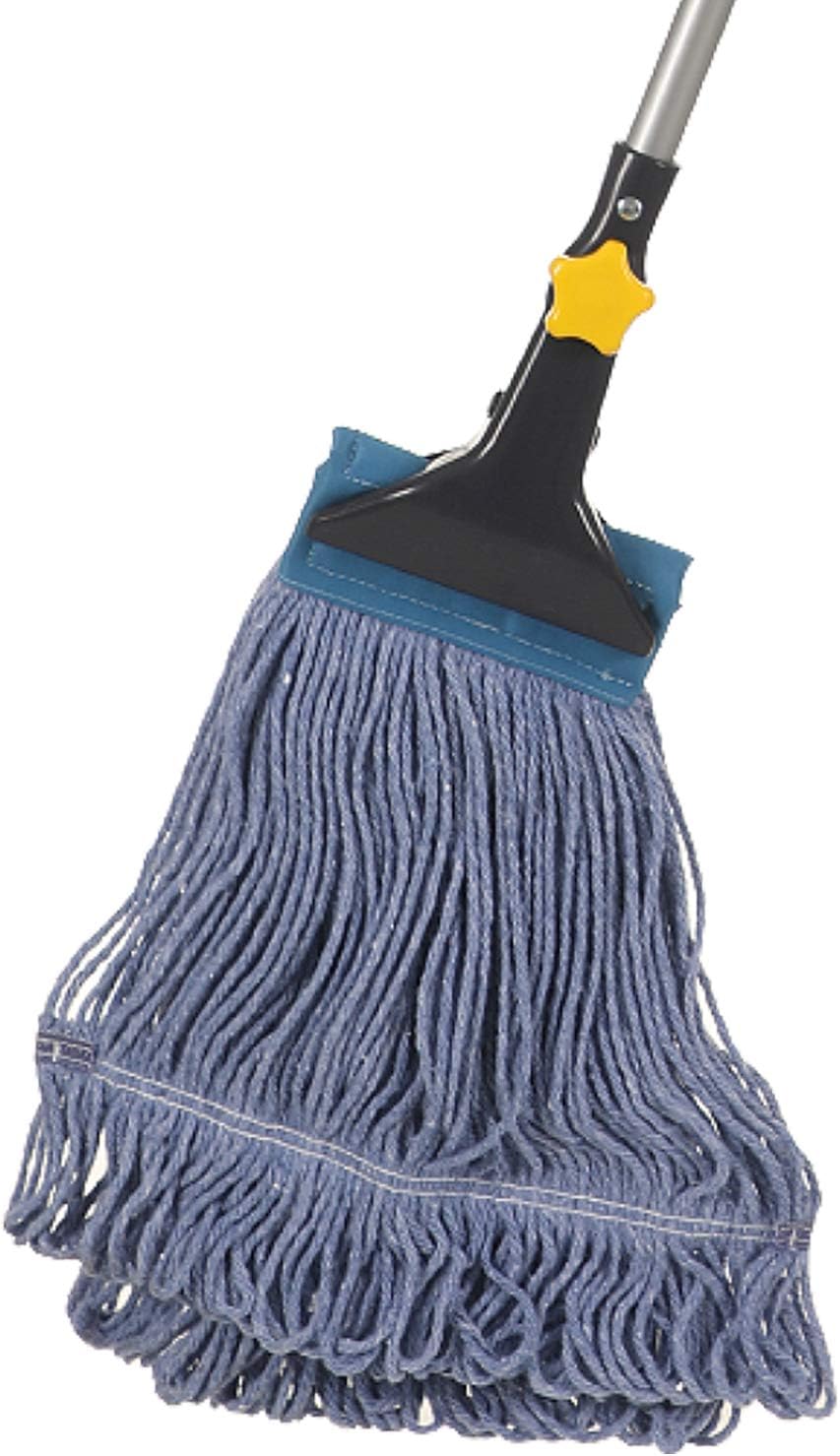 Yocada Looped-End String Wet Mop Heavy Duty Cotton Mop Commercial Industrial Gra...