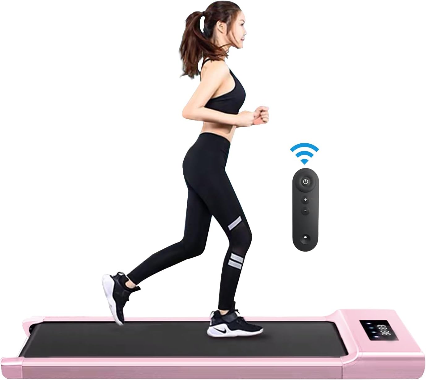 Under Desk Treadmill with App & Remote Control Bluetooth Speaker Walking Running...