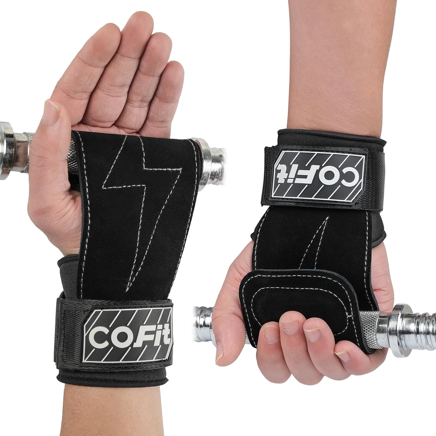COFIT Wrist Straps for Weightlifting, Workout Wrist Wraps with Dual-Layer Oxford...