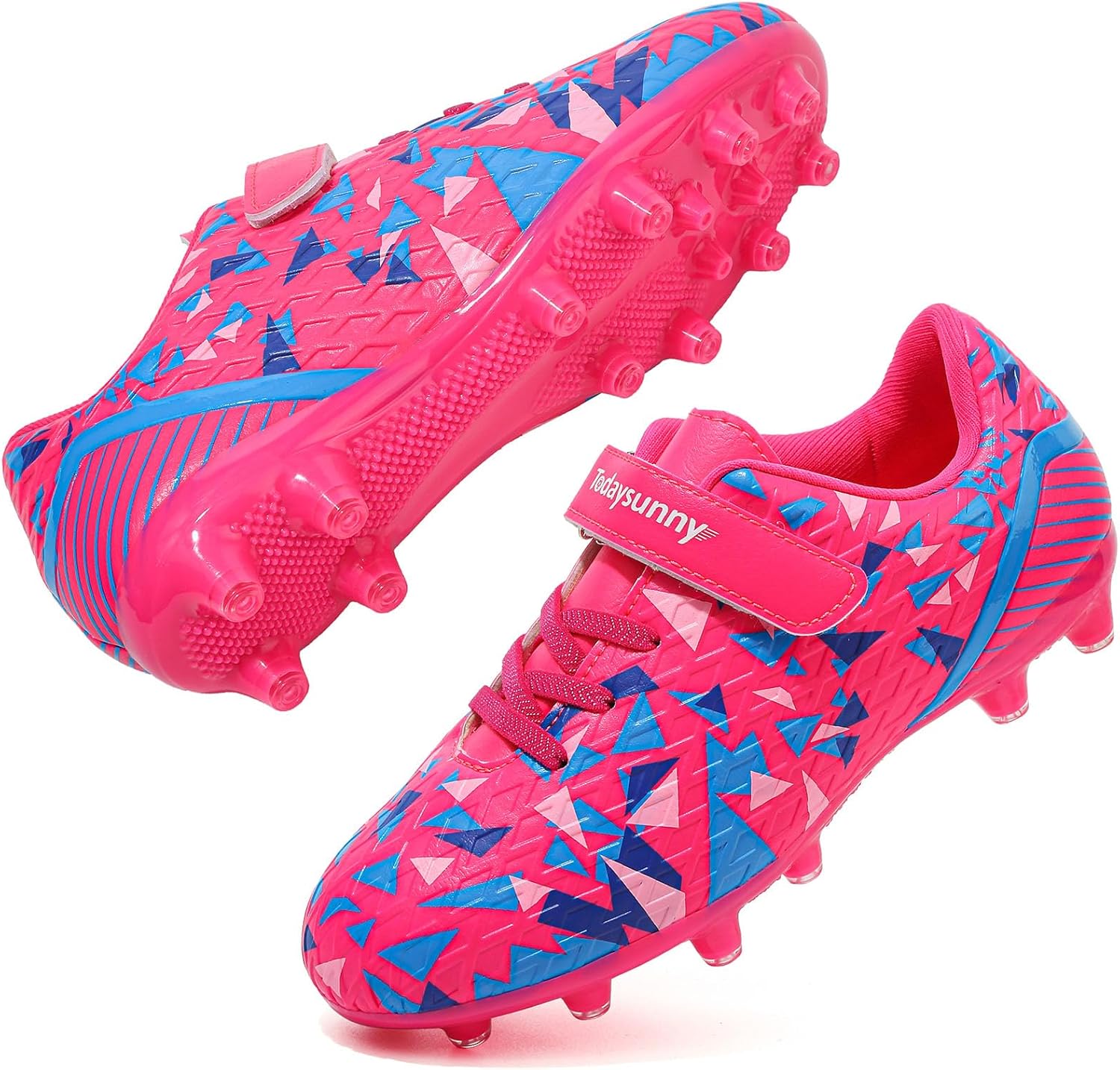 todaysunny Kids Football Boots Boys AG/FG Football Shoes Girls Unisex 12 UK Chil...