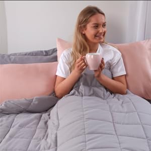 Brentfords Weighted Blanket 4kg for Adults Therapy Anti Anxiety Autism Insomnia...