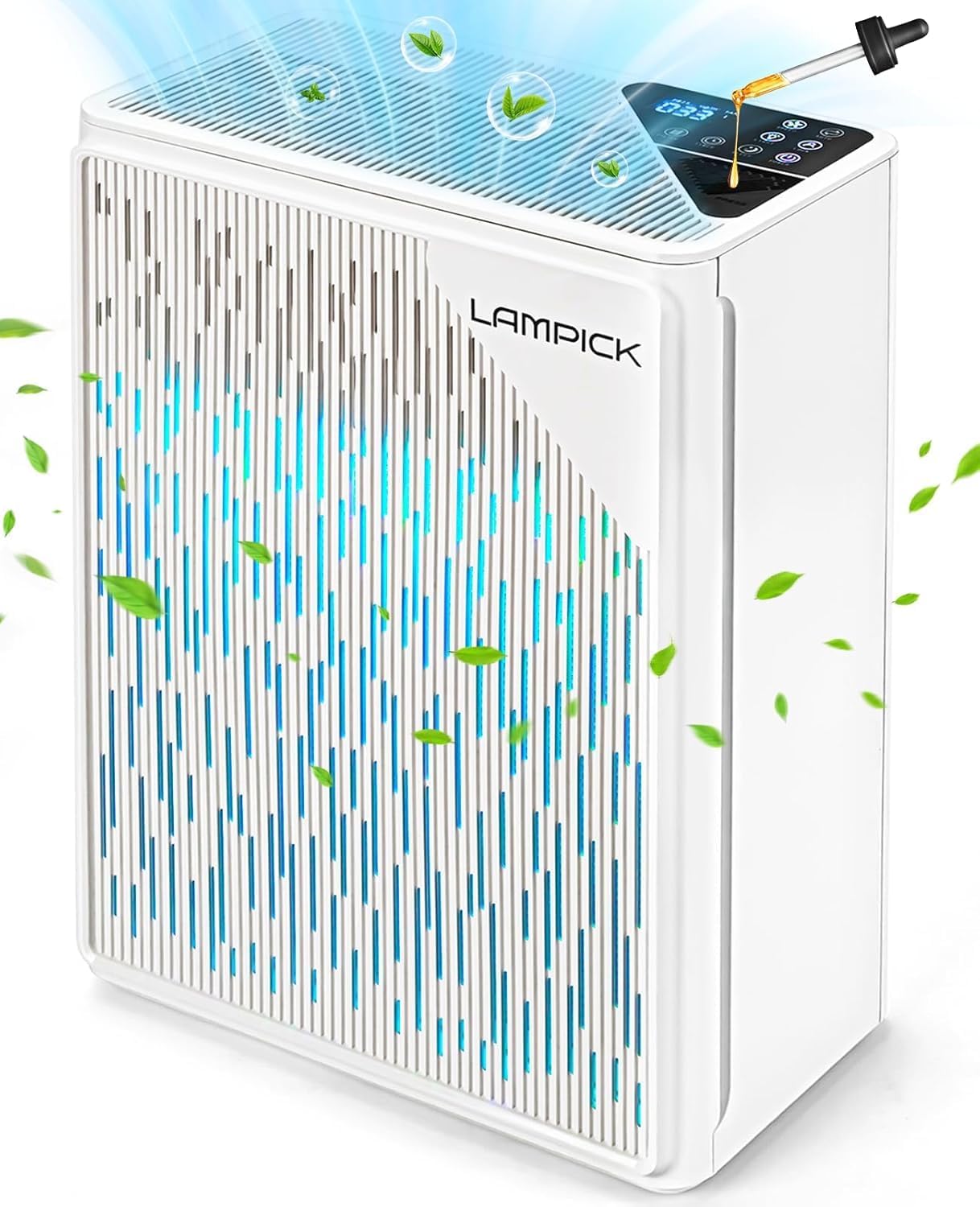 Air Purifiers for Home Up to 1736 sqft, LAMPICK Air Purifier for Home Pets with...