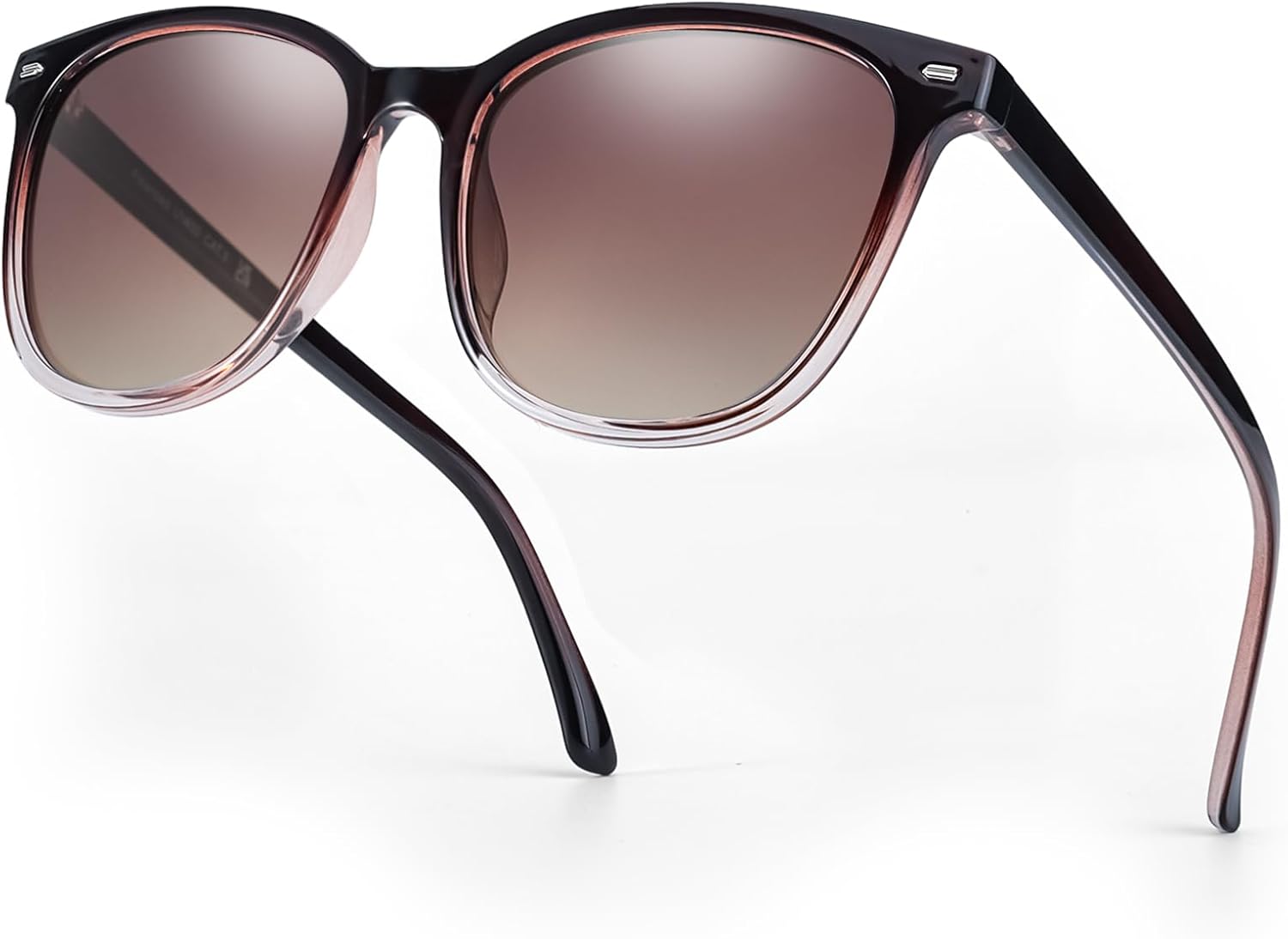 Myiaur Polarized Sunglasses for Women, Square Mirrored Trendy Shades with UV Pro...