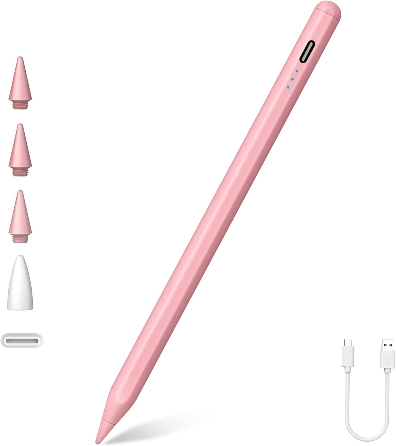 Pencil for Apple iPad(2018-2024), Fast Charge Stylus & Palm Rejection Tilt Sensi...