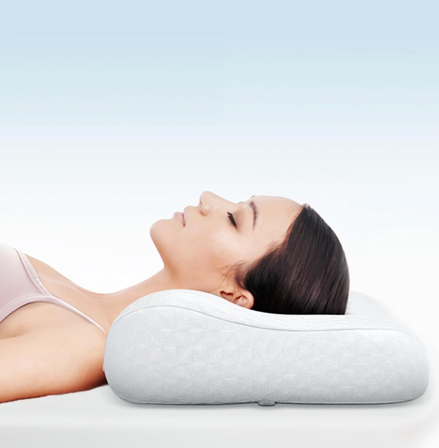 Zibroges Memory Foam Pillow, Premium Bed Pillow Tailored for Side Back Stomach S...