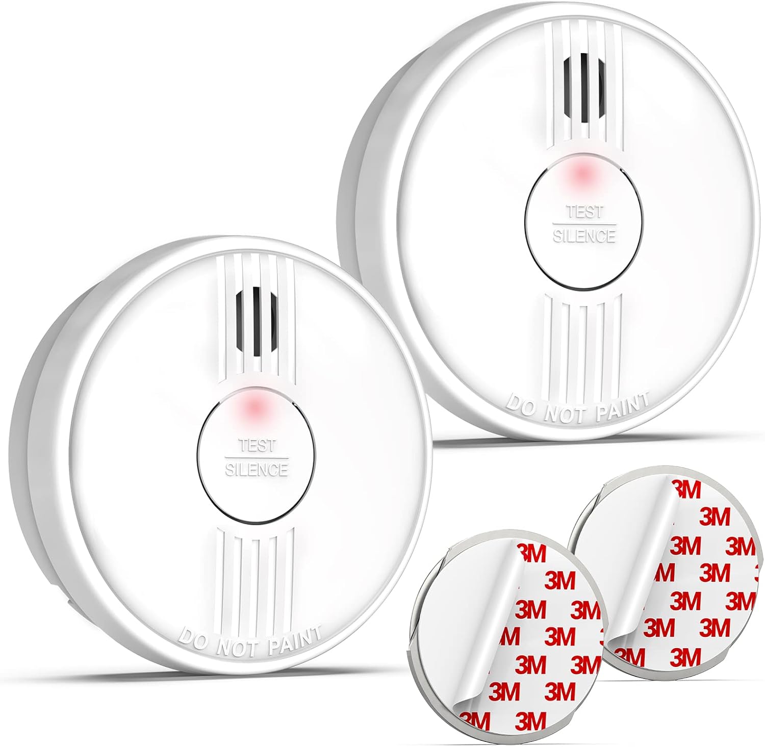 Putogesafe Smoke Alarm for Home, Smoke Detector with 10-year Service Life/ 1-yea...