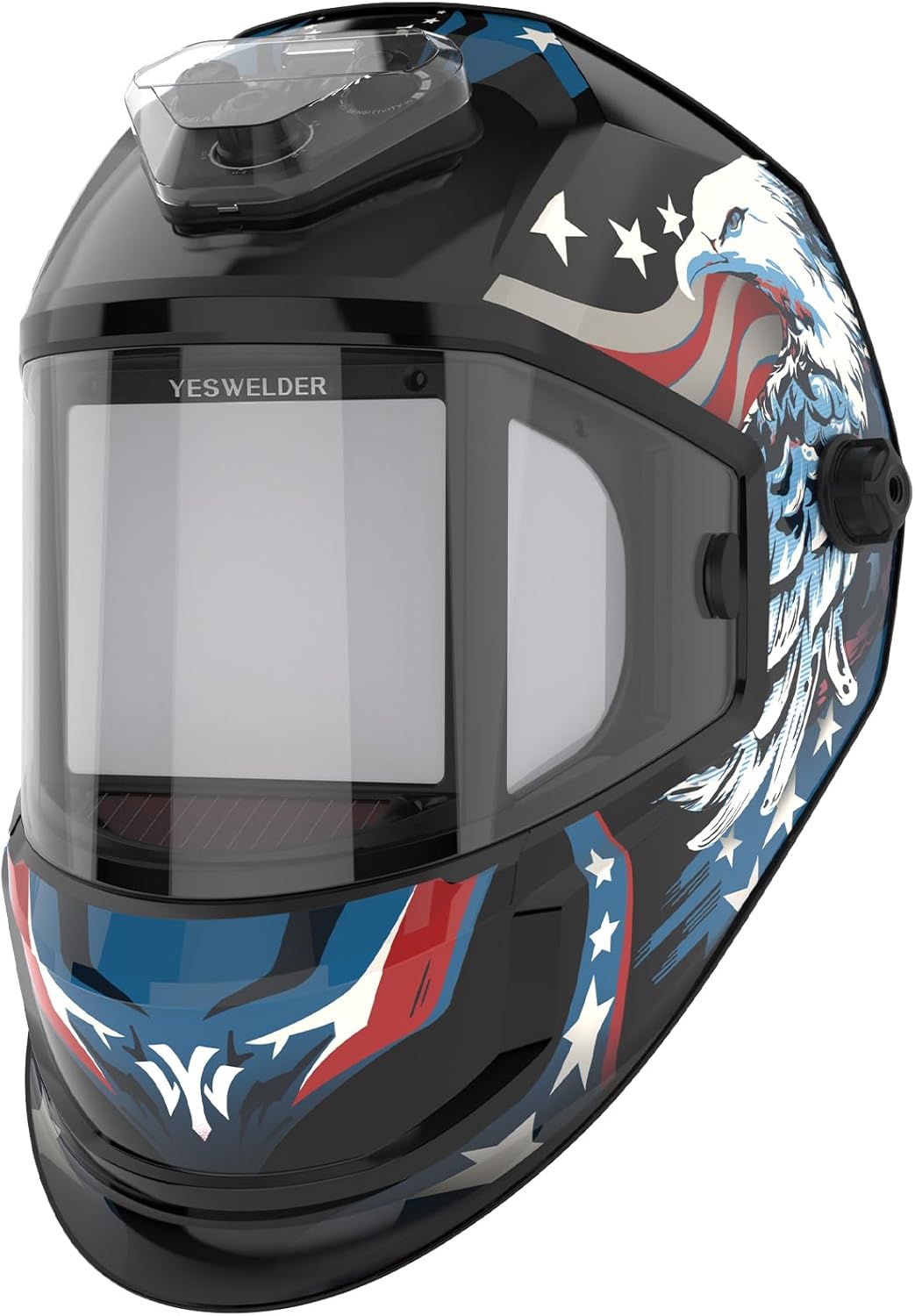 YESWELDER Auto Darkening Welding Helmet with 6 Arc Sensors, Panoramic View with...