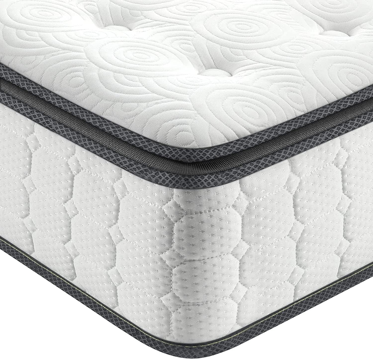 Vesgantti Queen Mattresses 12 Inch Hybrid Queen Size Mattress in a Box, Pillow T...