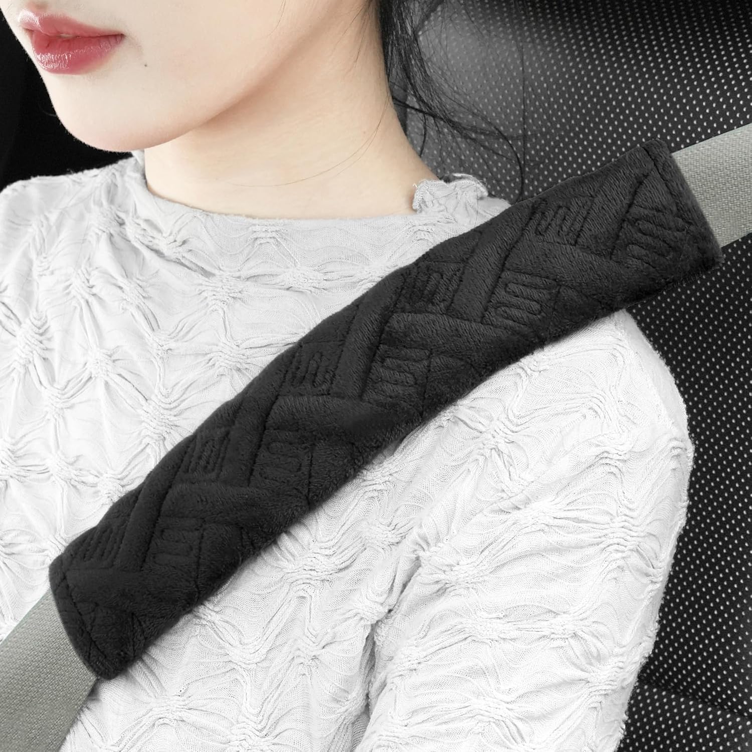 JUSTTOP 2-Pack Universal Car Seat Belt Pads Cover for A More Comfortable Driving...