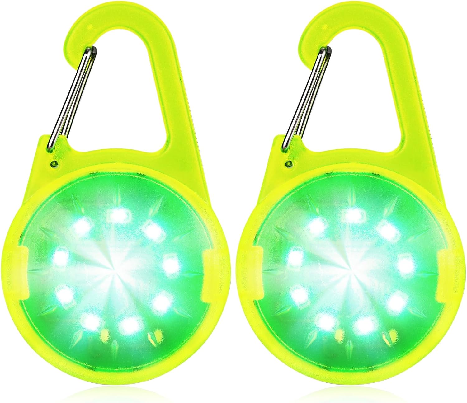 LED Safety Light USB Rechargeable - Dog Collar Light - Clip on Light Up Dog Coll...