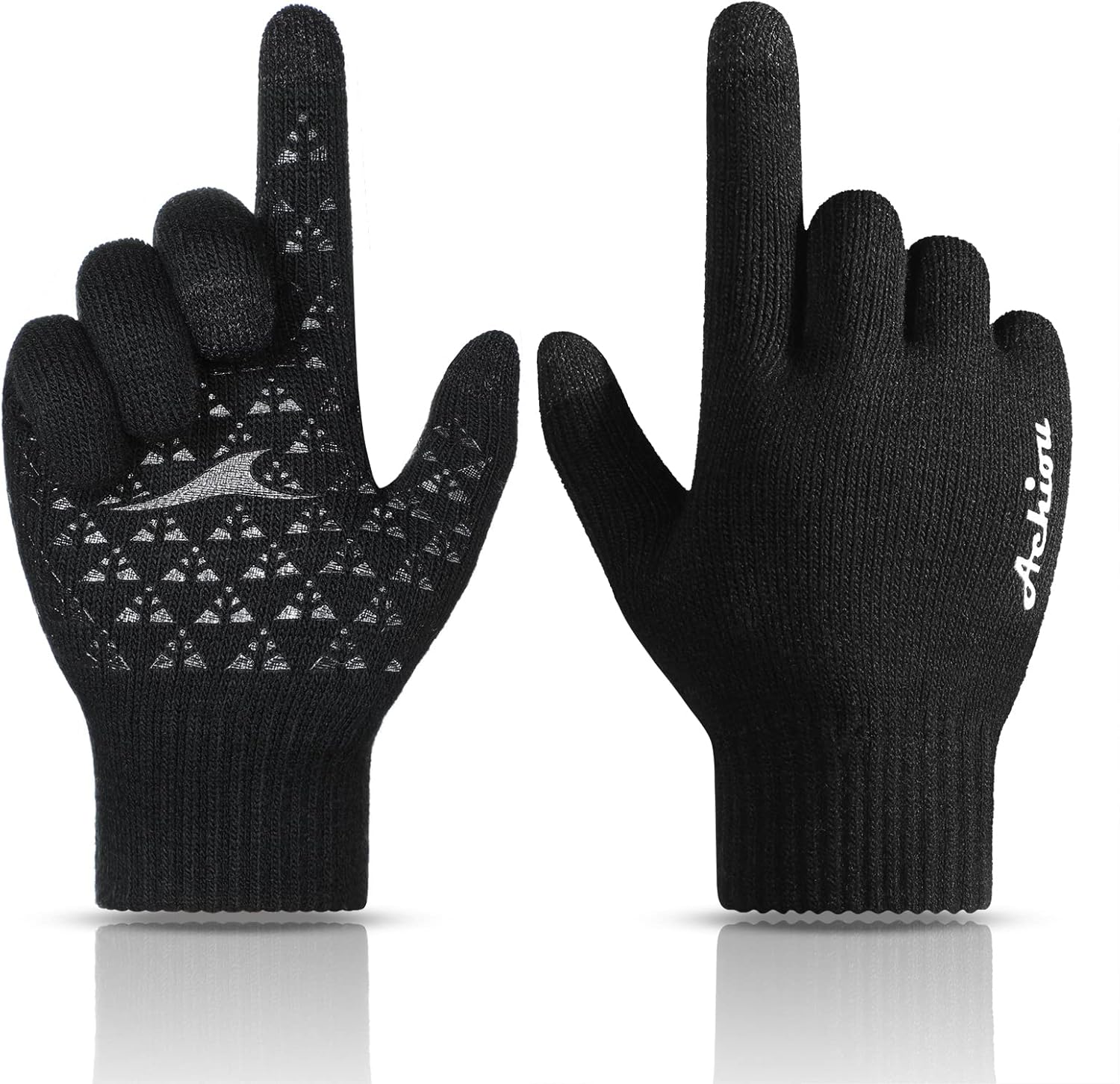 Achiou Winter Gloves for Men Women, Touch Screen Texting Warm Gloves with Therma...