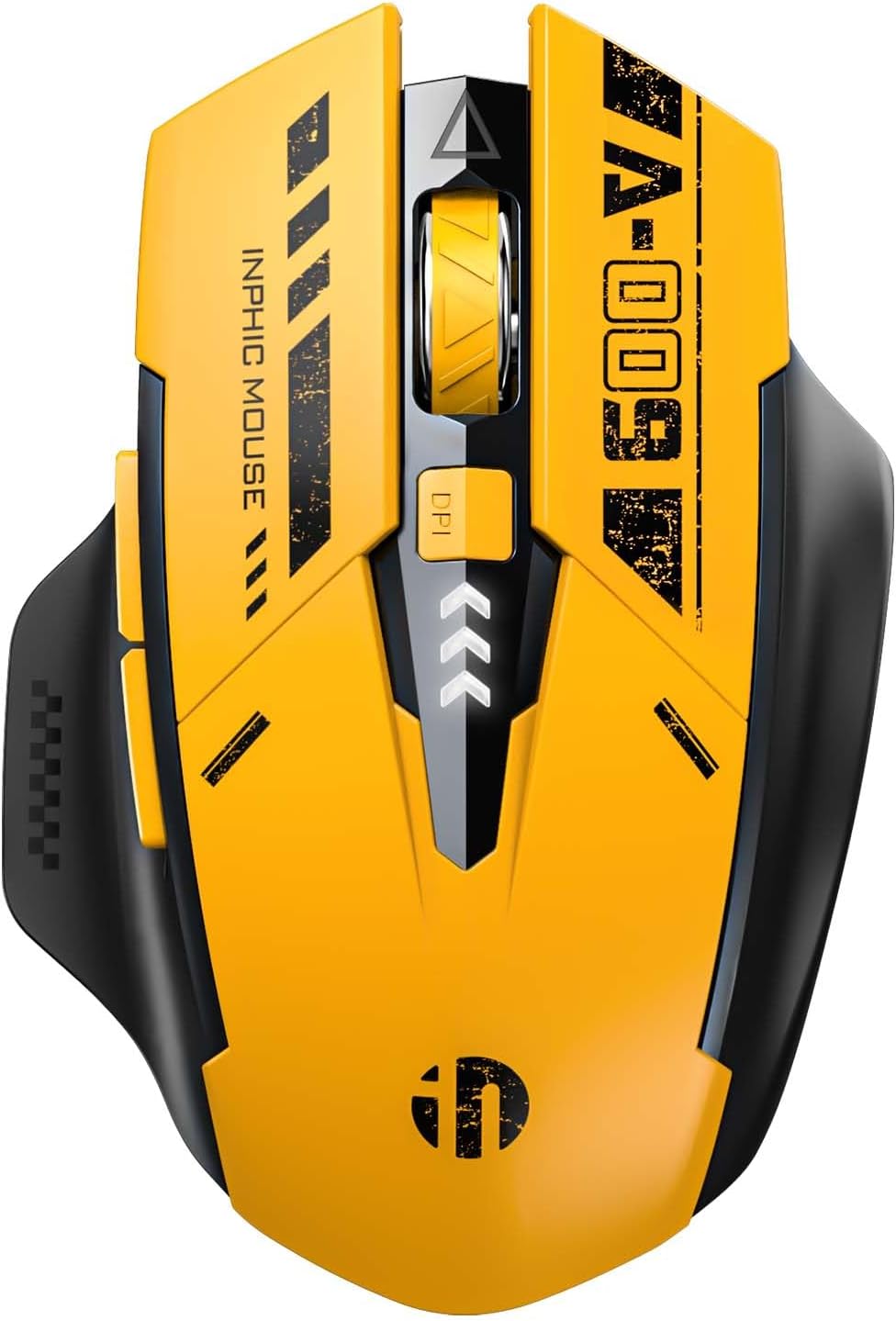 INPHIC Wireless Gaming Mouse, Tri-mode Bluetooth 5.0/4.0 & 2.4G USB Wireless Mou...