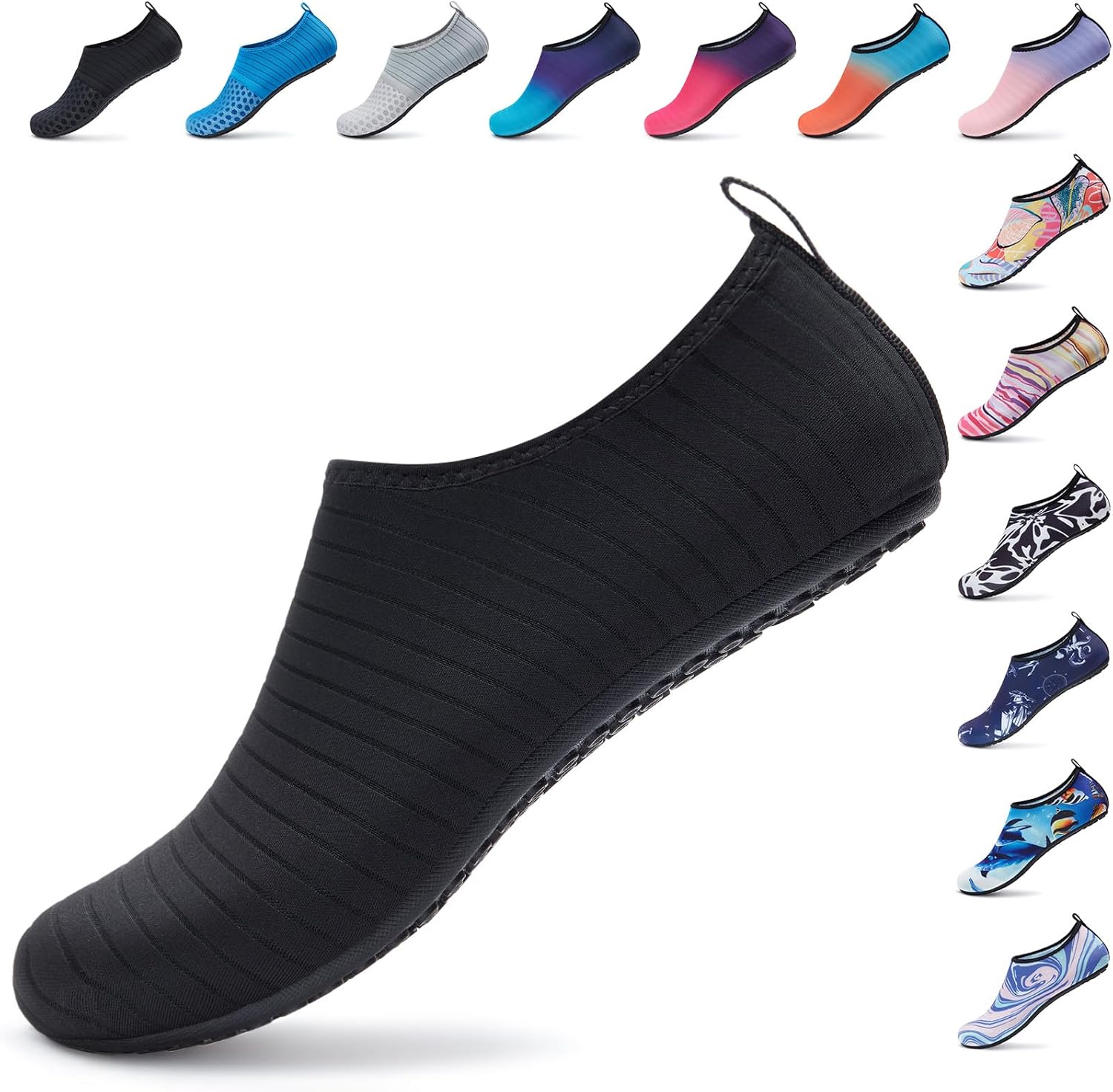 Tanamo Water Shoes for Women Men Quick-Dry Aqua Socks Swim Beach Barefoot Yoga E...