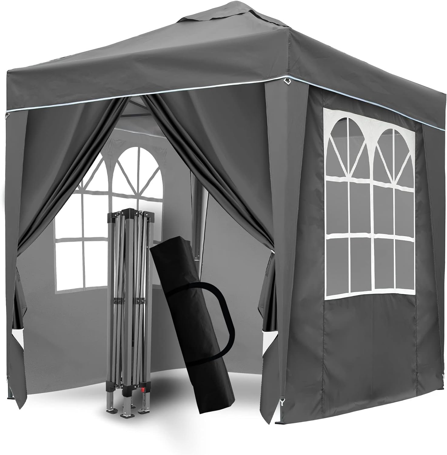 SANHENG Pop Up Gazebo, Pop Up Tent with Weights, Fully Waterproof, All Weather G...
