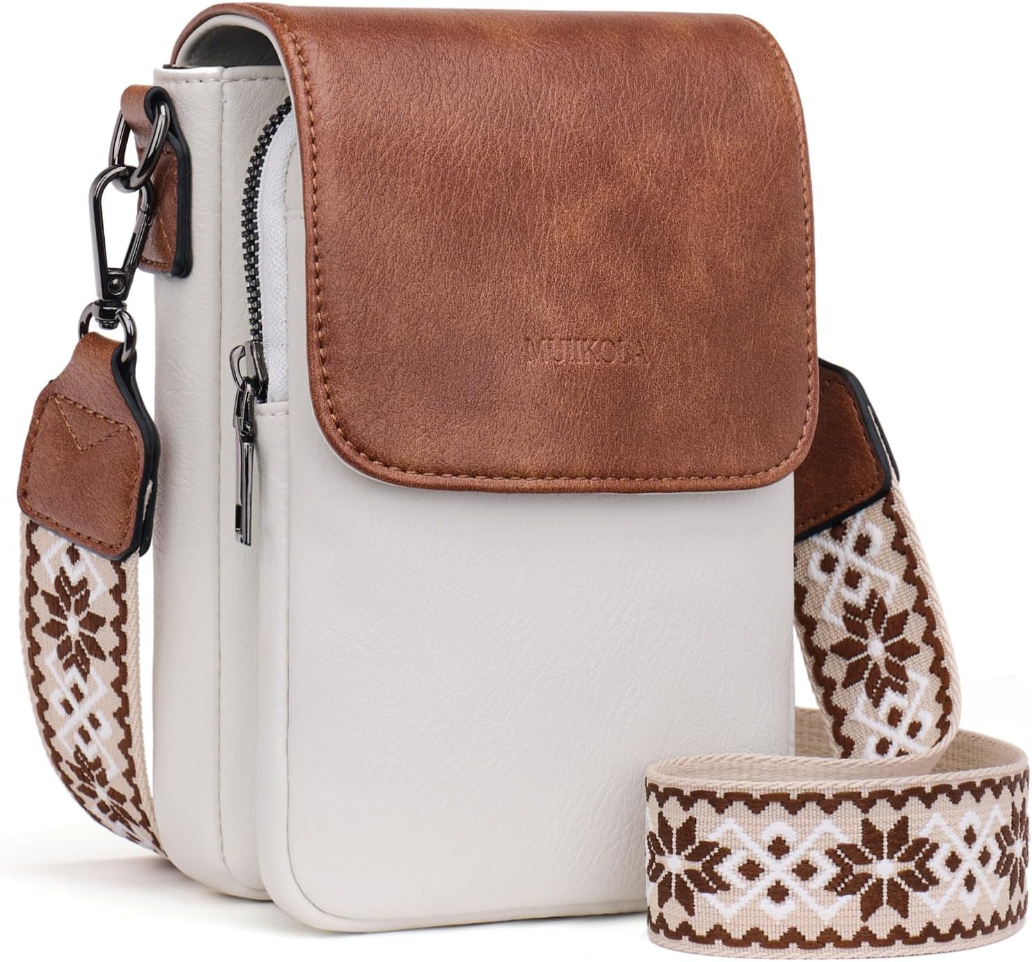 MUIIKOLA Small Phone Shoulder Bag，PU Leather Women's Cross body Bags Handbag wi...