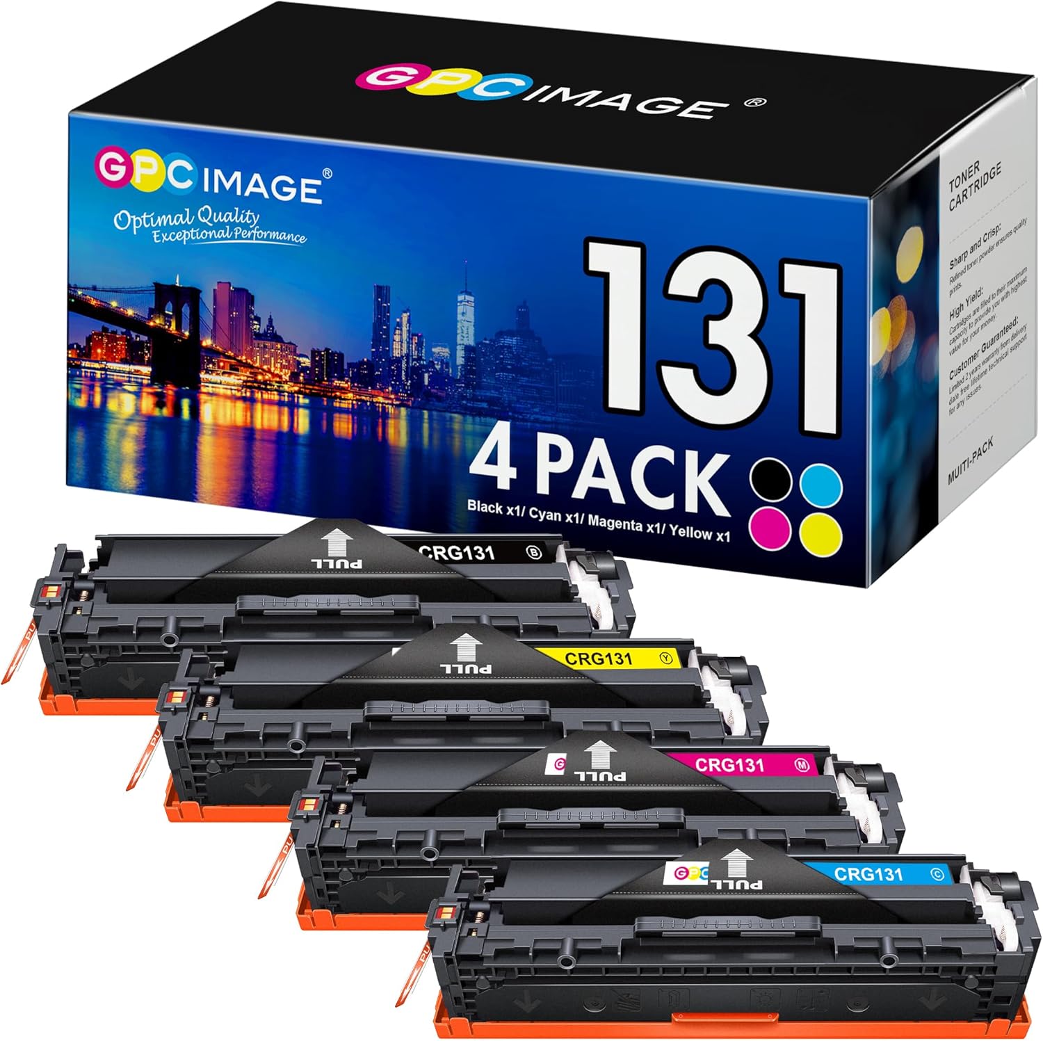 GPC Image Remanufactured Toner Cartridge Replacement for Canon 131 131H to use w...