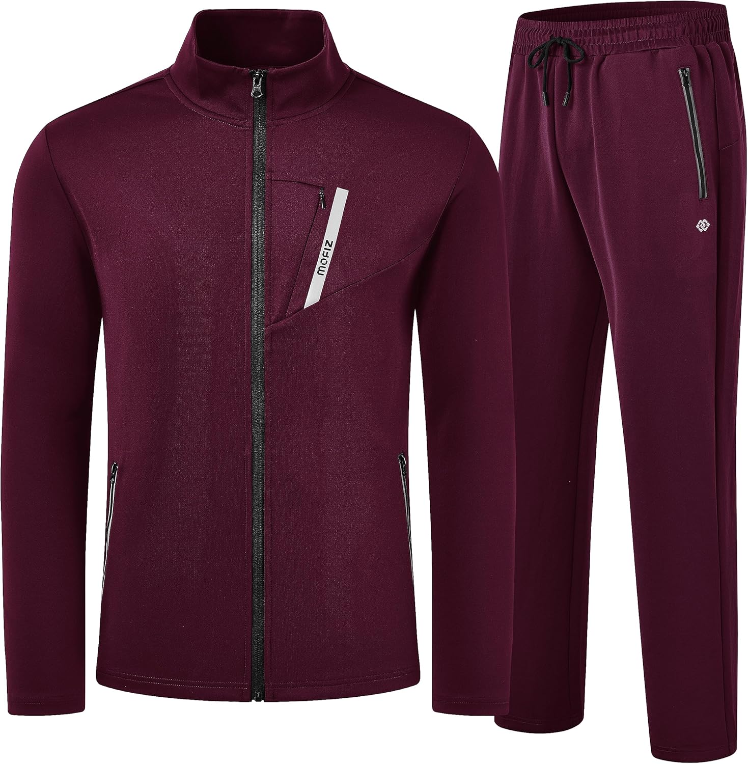 MoFiz Mens Tracksuit Jogging Sports Sweatsuit Comfortable Outfits Casual Athleti...