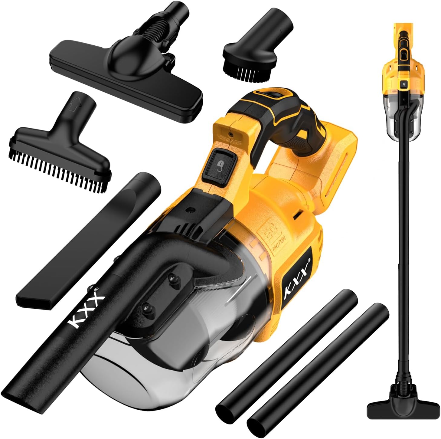 Cordless Vacuum for Dewalt 20V Battery, 5 in 1 Handheld Electric Vacuum Cleaner...