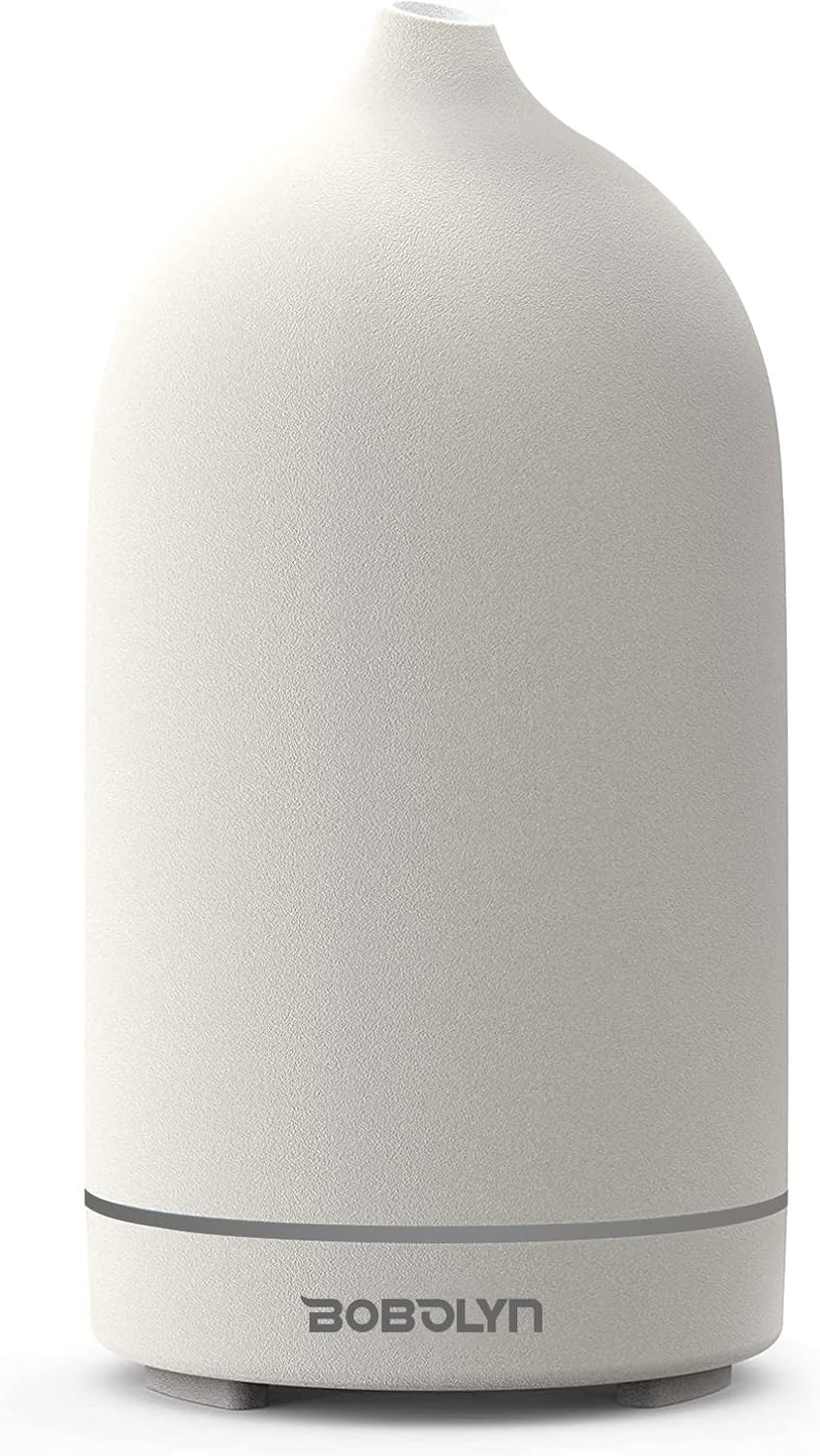 Bobolyn Essential Oil Diffuser Cool Mist Ultrasonic Aromatherapy Ceramic Oil Aro...